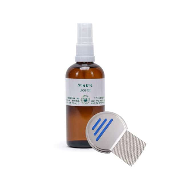 לייס אויל עם מסרק כינים  Lice Oil and Comb