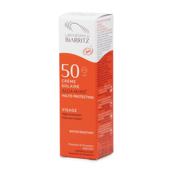 קרם הגנה לפנים 50+ SPF אלגה מאריס